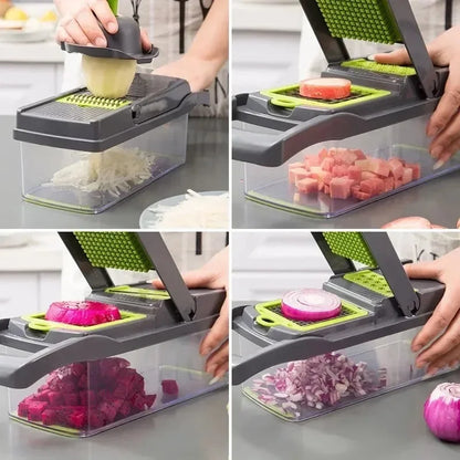 16 in 1 Multifunctional Vegetable Chopper & Slicer