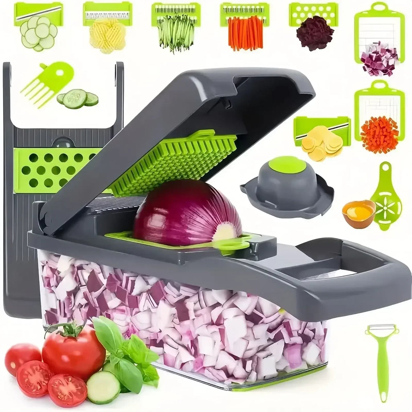 16 in 1 Multifunctional Vegetable Chopper & Slicer