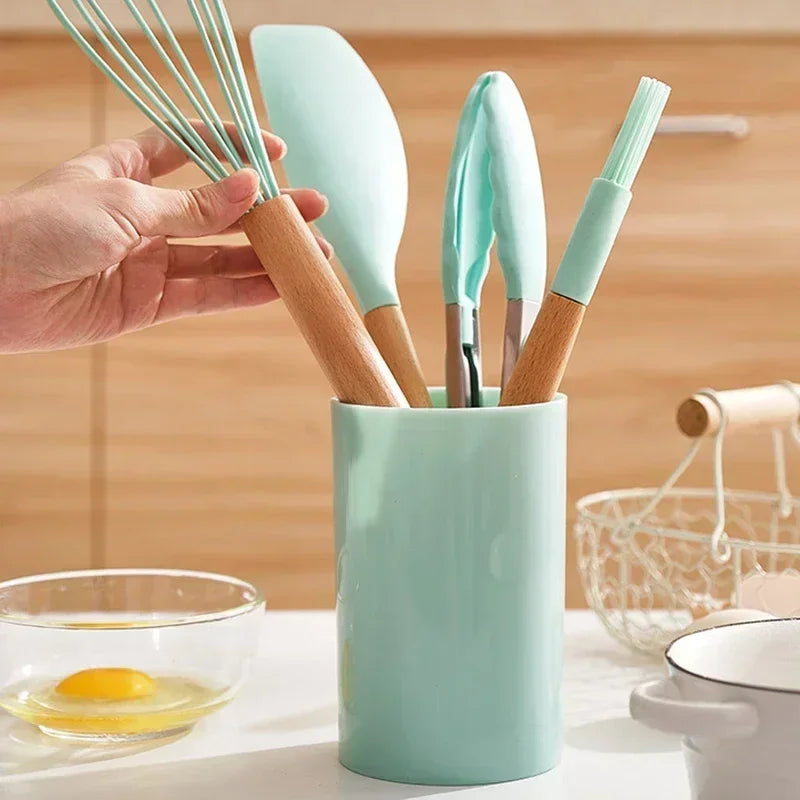 12 Pcs Silicone Utensil Set